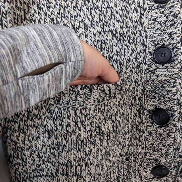 Oversize cardigan with pockets - Picture 4 of 7